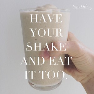 They say you can't have your cake and eat it too. But if you make a cake-inspired shake, YOU CAN HAVE IT ALL! Tastes like dessert (sometimes I have one for dessert), packs the nutrition of 5 salads, and can be inspired by the most amazing orange blossom crème brûlée you ever had on vacation in Provence. Vanilla Grapefruit ShakeO with Eau de Fleur d'Oranger. 